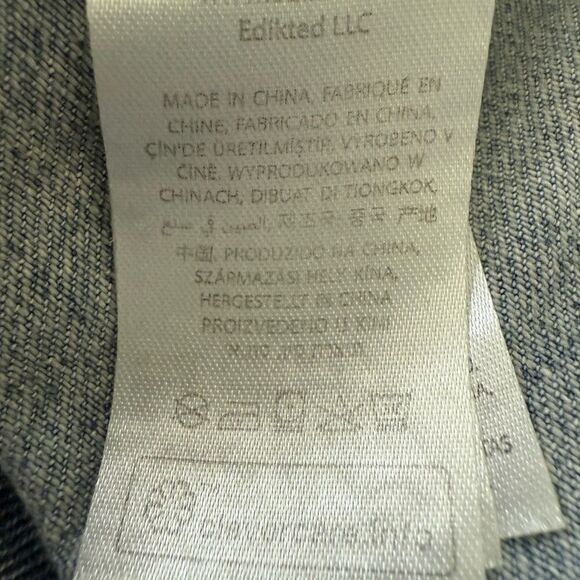 Preowned Edikted Light Blue High-Rise Denim Shorts Women’s Size Small - Picture 6 of 6